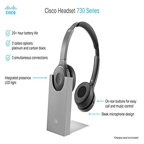 Cisco Headset 730 Casque Arceau Bluetooth Socle de chargement Neuf - vue 2