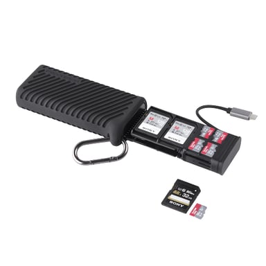 PGYTECH P-GM-163 lector de tarjeta USB 3.2 Gen 1 (3.1 Gen 1) Type-C Negro