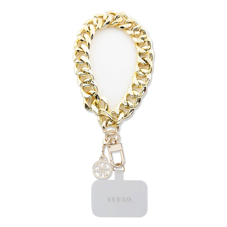 Guess Chaîne de Poignet pour Smartphone avec Pendentif 4G et Mousqueton - vue 2