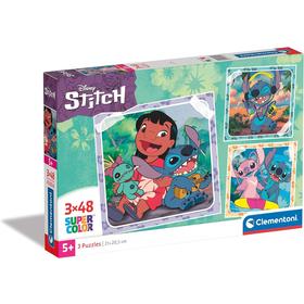Puzzle 3x48 Square Stich Disney