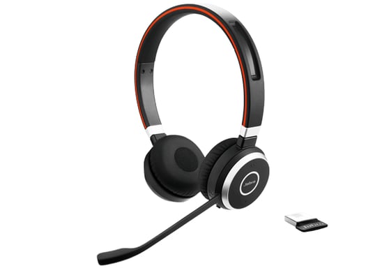 Jabra Evolve 65 Cuffie con e senza fili per chiamate/musica Micro-USB Bluetooth Nero