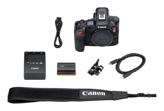 Canon EOS R5 C Cuerpo MILC 45 MP CMOS 8192 x 5464 Pixeles Negro