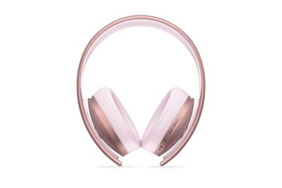 Sony Gold Wireless Headset Auriculares Inalámbrico y alámbrico Diadema Juego Oro rosa