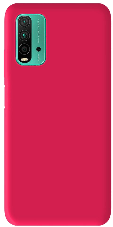 Coque silicone unie compatible Mat Rose Xiaomi Redmi 9T