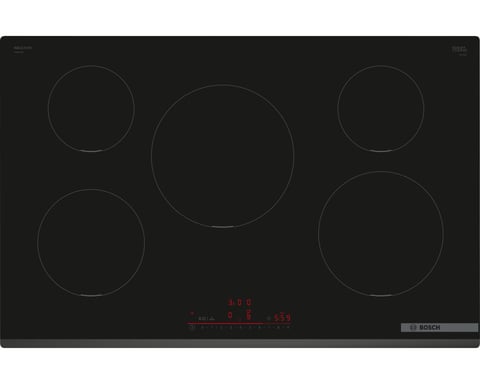 Table de cuisson à induction encastrable Bosch Serie 6 PIV831HB1E 80 cm 5 feux Noir - Neuf