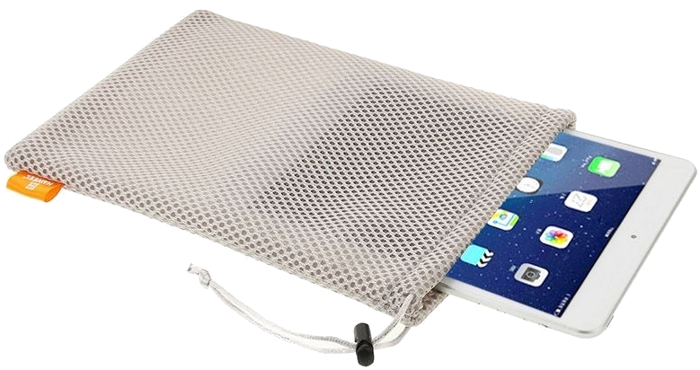 Pochette Ipad Protection Anti Choc Housse Tablette 9.7' Nylon Haute Qualité Gris YONIS