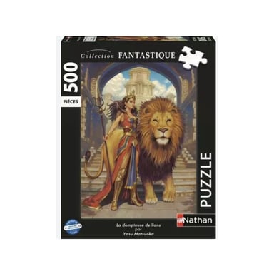 Puzzle 500 piezas - Domadora de Leones con Imágenes Únicas