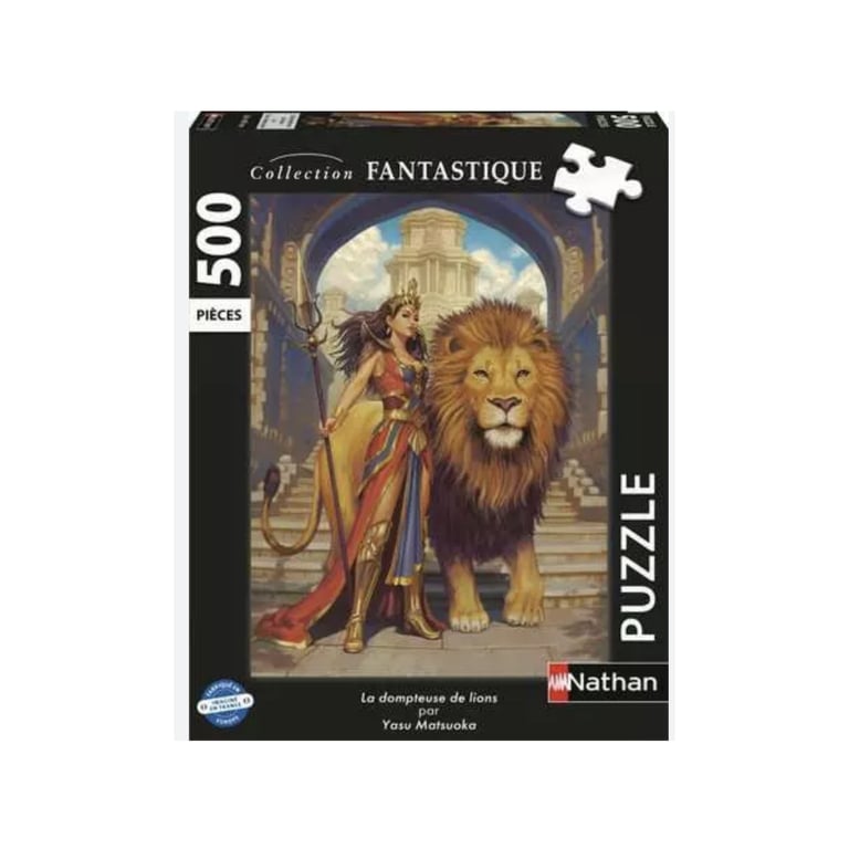Puzzle 500 pièces : Collection Fantastique La dompteuse de lions Ravensburger Nathan - vue 10