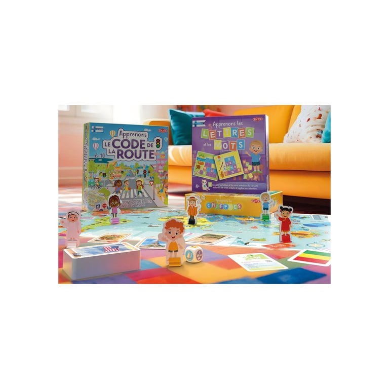 Jeu Éducatif Tactic Apprenons Les Lettres Et Les Mots – 4 Mini-Jeux Variés - vue 2