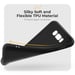 Moozy Minimalist Series Coque en silicone pour Samsung S8, noir - Finition mate fine et souple en TPU