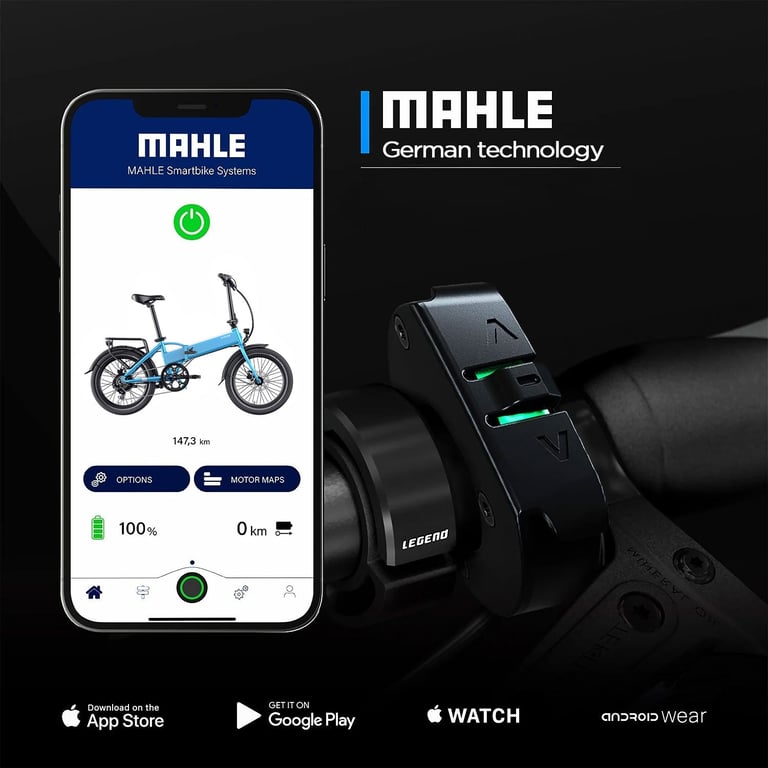 Vélo Électrique Pliable Smartbike Legend Monza – 250 W, Batterie 14 Ah, Autonomie 100 km - vue 2