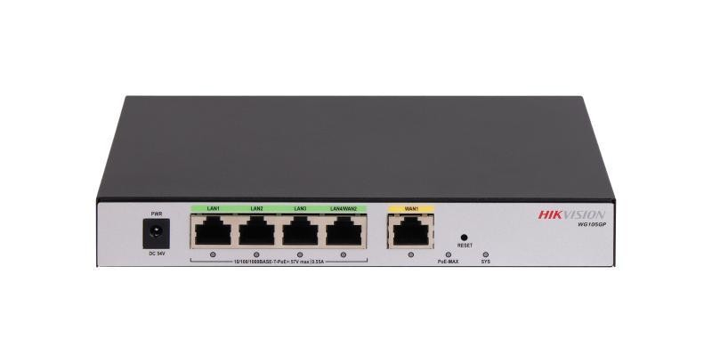 Hikvision DS 3WG105GP SI Routeur connecté Fast Ethernet Gigabit Ethernet Neuf