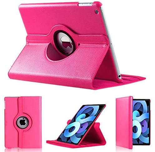 Etui rotatif 360 degrés rose Apple iPad AIR 4 10,9 pouces 2020 / iPad AIR 5  M1 2022 - Housse Pochette protection iPad Air 4eme / 5eme generation -  Xeptio