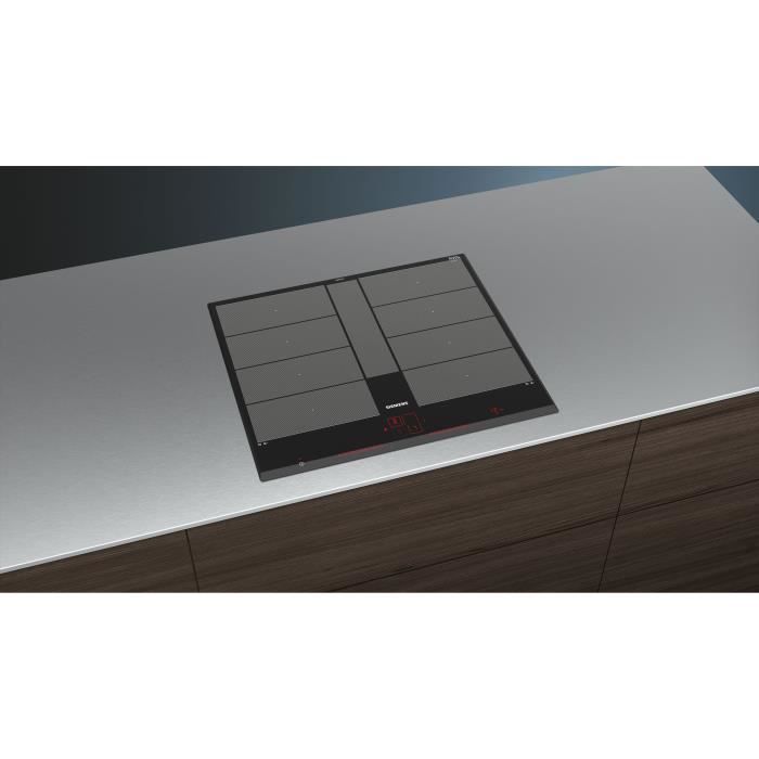 SIEMENS table induction 60 cm 4 foyers EX651LYC1F - vue 5