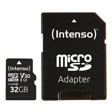 Intenso 3433480 memoria flash 32 GB MicroSDHC UHS-I Clase 10