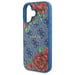 Étui Guess pour iPhone 16 6.1'' niebieski/blue étui rigide 4G Flowers Print MagSafe