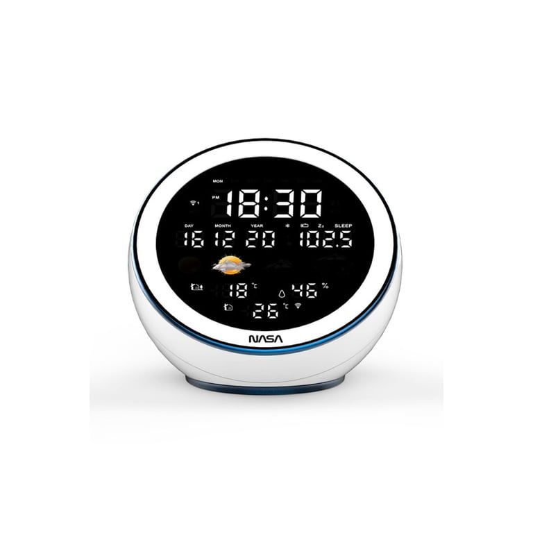 Station météo et enceinte Bluetooth Nasa WSP1500 avec radio réveil - vue 8