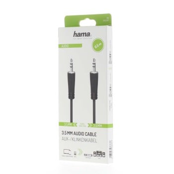Hama 00205287 câble audio 0,5 m 3,5mm Noir