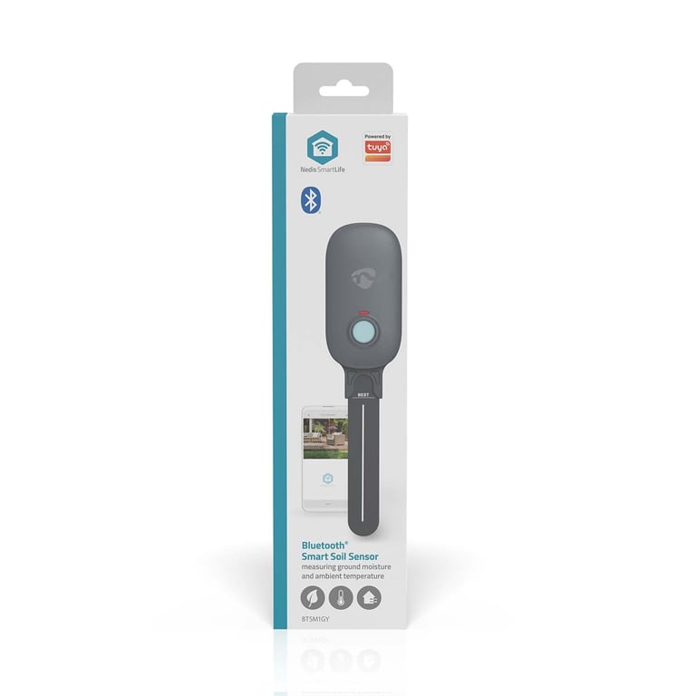 Capteur Intelligent d'Humidité Connecté IP55 Bluetooth SmartLife Gris - Neuf
