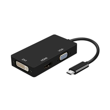 AISENS A109-0343 station d'accueil USB 3.2 Gen 2 (3.1 Gen 2) Type-C Noir