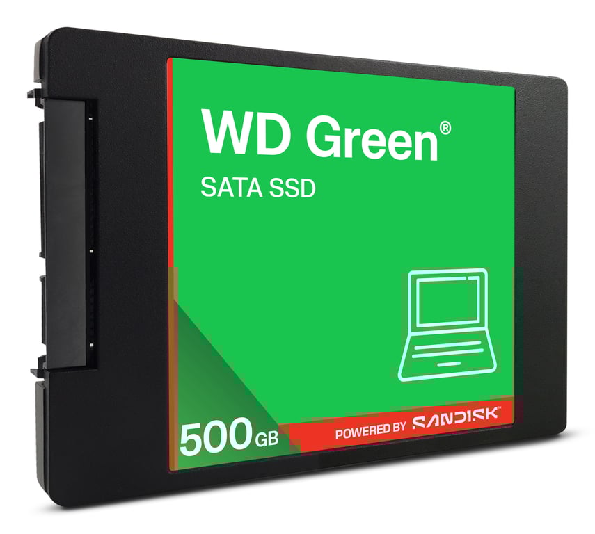 WD SSD 500 Go cased interne 2.5 SATA 6Gb/ - vue 9