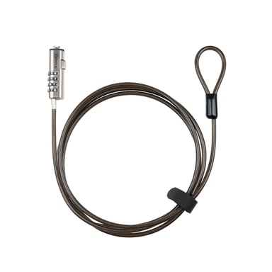 CAVO DI SICUREZZA TOOQ NANO COMBINAZIONE PORTATILE 2,5X6MM