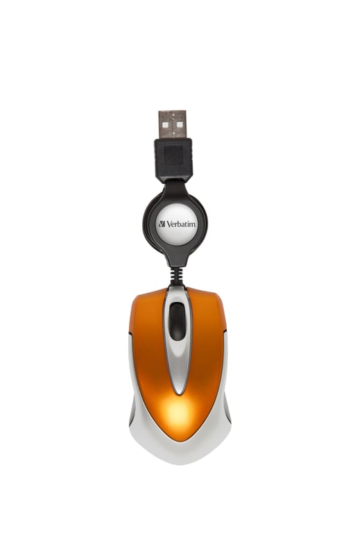 Verbatim Go Mini souris Bureau USB Type-A Optique 1000 DPI - Neuf