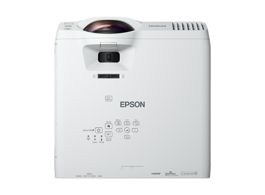 Epson V11HA76080 vidéo-projecteur Projecteur à focale standard 4000 ANSI lumens 3LCD WXGA (1200x800) Compatibilité 3D Blanc