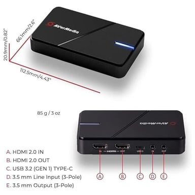 LIVE GAMER EXTREME 3 - CUSTODIA DI ACQUISIZIONE GC551G2