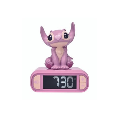 Réveil veilleuse Lexibook Angel Disney Stitch 3 en 1 Rose