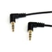 StarTech.com 90 cm Cavo audio stereo sottile ad angolo retto da 3,5 mm - M/M
