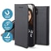 Custodia Folio nera per Apple iPhone 14 Plus Chiusura magnetica - Funzione Cinema Stand - Custodia per schede inclusa