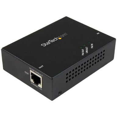 StarTech.com Répéteur Gigabit PoE+ à 1 port - Extendeur Power over Ethernet 802.3at et 802.3af - 100 m - Neuf