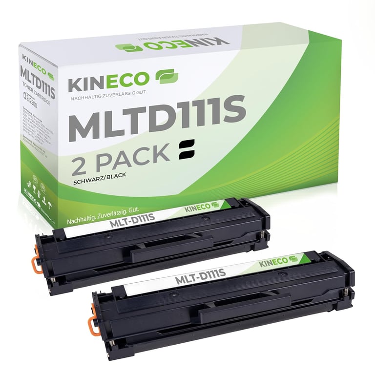 2 Toners compatibles avec MLT D111S Xpress M2020 W M2022 W M2070 F FW W M2000 Series 2500 Pages chacun Neuf