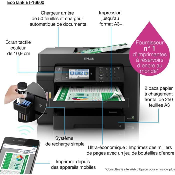 Imprimante multifonction A3 couleur à chargeur de documents