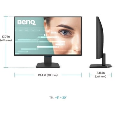 Monitor BenQ GW2790C 27'' FullHD 144Hz IPS USB-C Bisel Ultrafino Altavoces 5ms