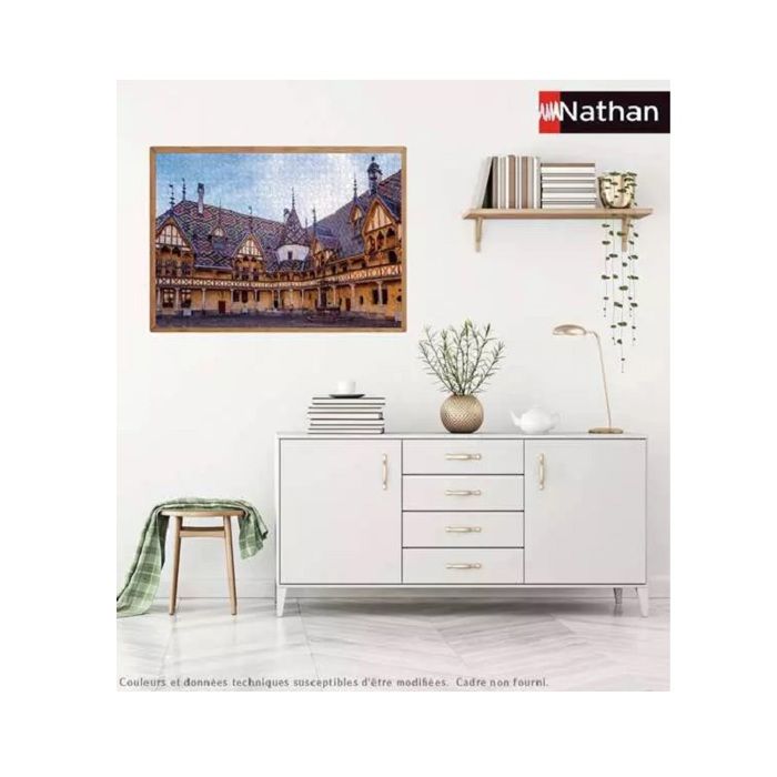 Puzzle 1000 pièces : Les hospices de Beaune Des racines et des ailes Ravensburger Nathan - vue 3