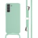 imoshion Coque en silicone avec cordon pour Samsung Galaxy S21 FE - Vert menthe