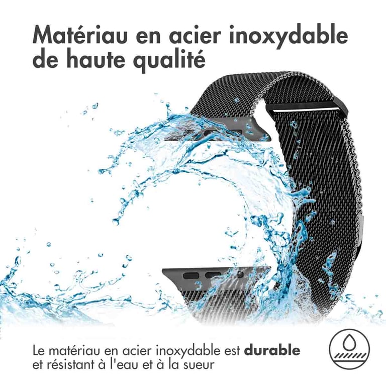 Bracelet Apple Watch 49mm Magnétique milanais - vue 8