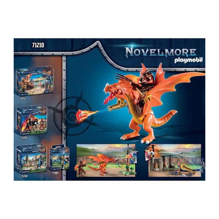 PLAYMOBIL - 71210 - Novelmore - Chevalier Novelmore Combattant Burnham Raider - Neuf