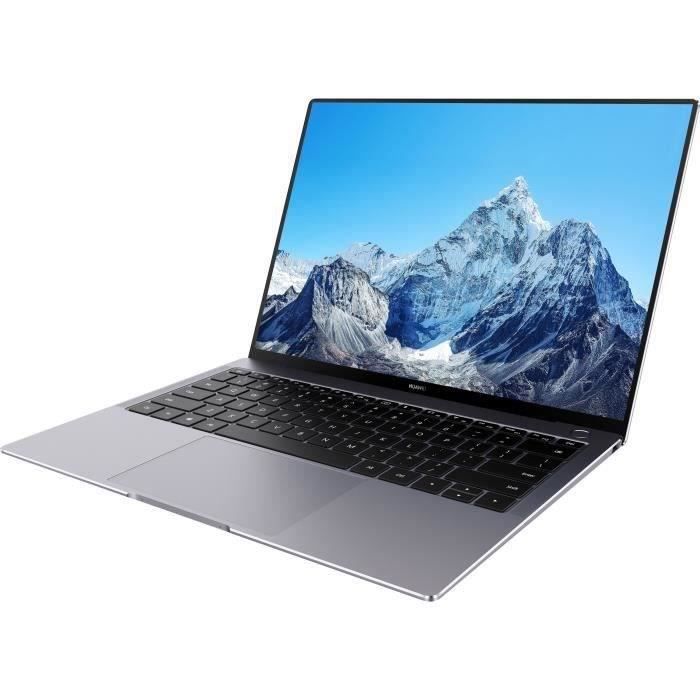 Huawei MateBook B7-410 i7-1165G7 Ordinateur portable 35,3 cm (13.9") Écran  tactile Intel® Core? i7 16 Go LPDDR4x-SDRAM 512 Go SSD Wi-Fi 6 (802.11ax)  Windows 10 Pro Gris - Huawei
