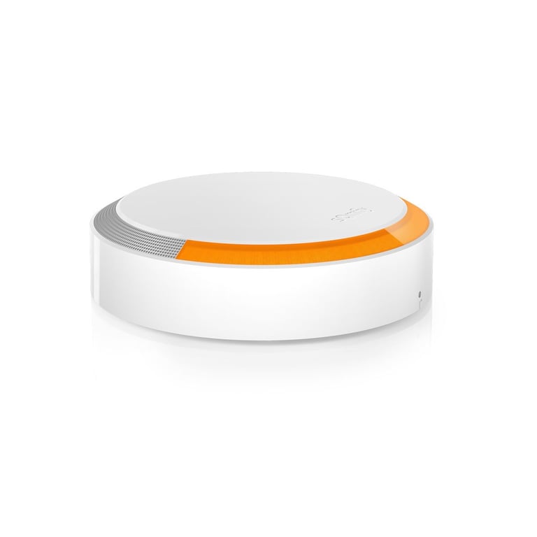 Sirène extérieure sans fil Compatible Home Alarm Advanced et Somfy One + 112dB & Flash lumineux