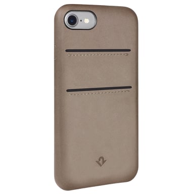 Coque Relaxed Leather Cuir pour iPhone 7Plus/8Plus Taupe