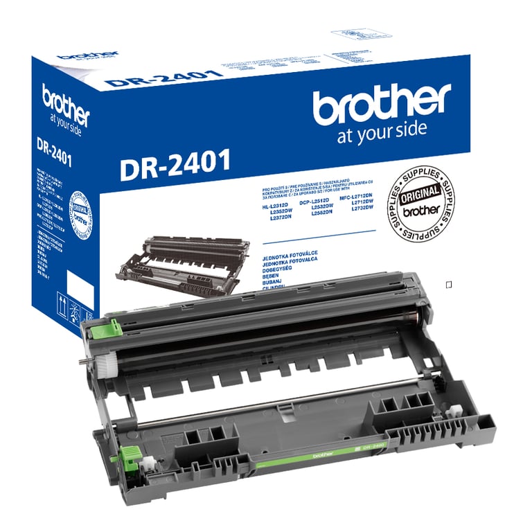 Brother DR2401 Kit tambour pour Brother DCP L2512 L2532 L2552 HL L2312 L2352 L2372 MFC L2712 L2732 - vue 2