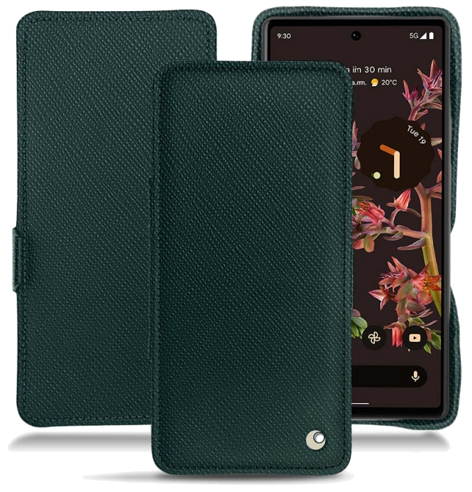 Housse cuir Google Pixel 6 - Rabat horizontalVert