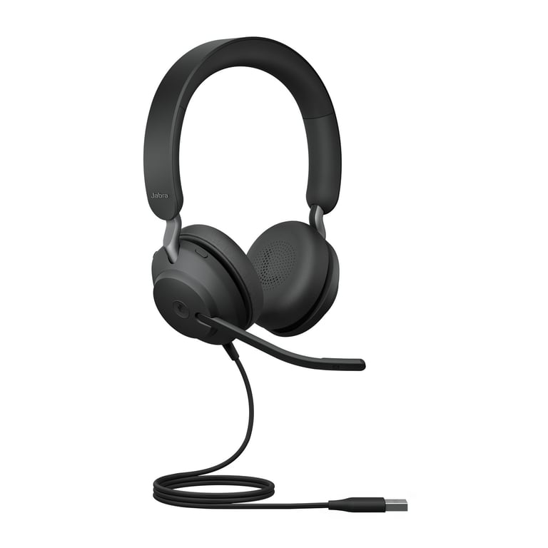 Casque Jabra Evolve2 40 SE – Casque Filaire Antibruit Certifié Microsoft Teams - vue 3