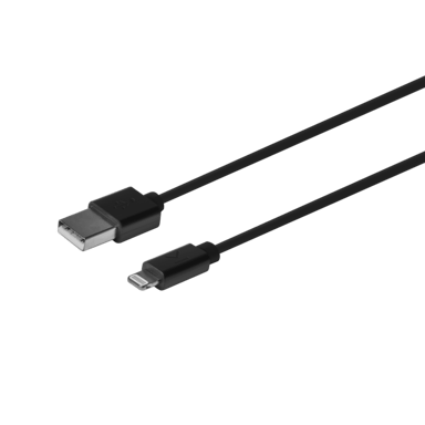 Cavo Lightning certificato MFi Apple Charge Speed 3A (0,3M), Jet Black