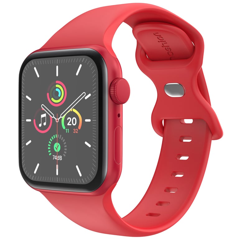 imoshion Bracelet en silicone? pour Apple Watch | 44/45/46/49 mm - Taille M/L - Rose - Neuf