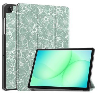 imoshion Coque tablette Design Trifold pour Samsung Galaxy Tab A11 Plus / A9 Plus - Botanica