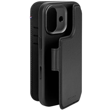 Decoded Funda MagSafe para iPhone 17 Folio Desmontable Elegante y Duradero Negro